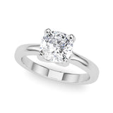 Cushion Double Prong Engagement Ring