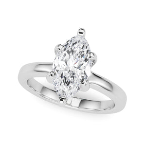 Marquise Solitaire Engagement Ring (85447)