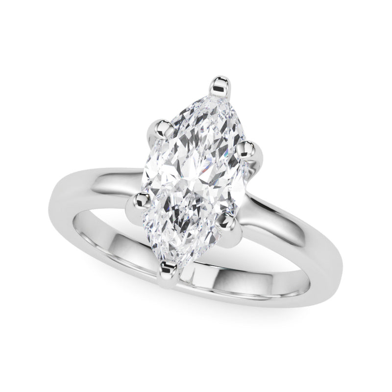 Marquise Solitaire Engagement Ring (85447)