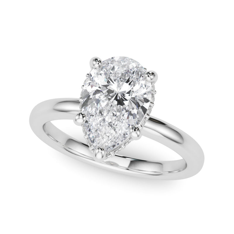 Pear Halo Engagement Ring (85451-7.5X5.25)