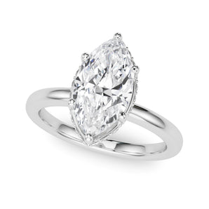 Marquise Halo Engagement Ring (85453)