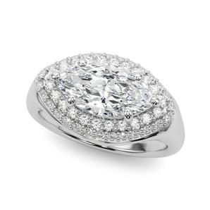 Marquise Trellis Engagement Ring (85463)