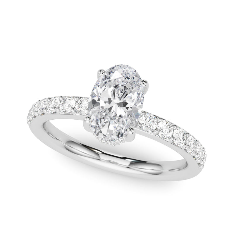 Oval Ov Engagement Ring