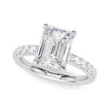 Emerald Em Engagement Ring