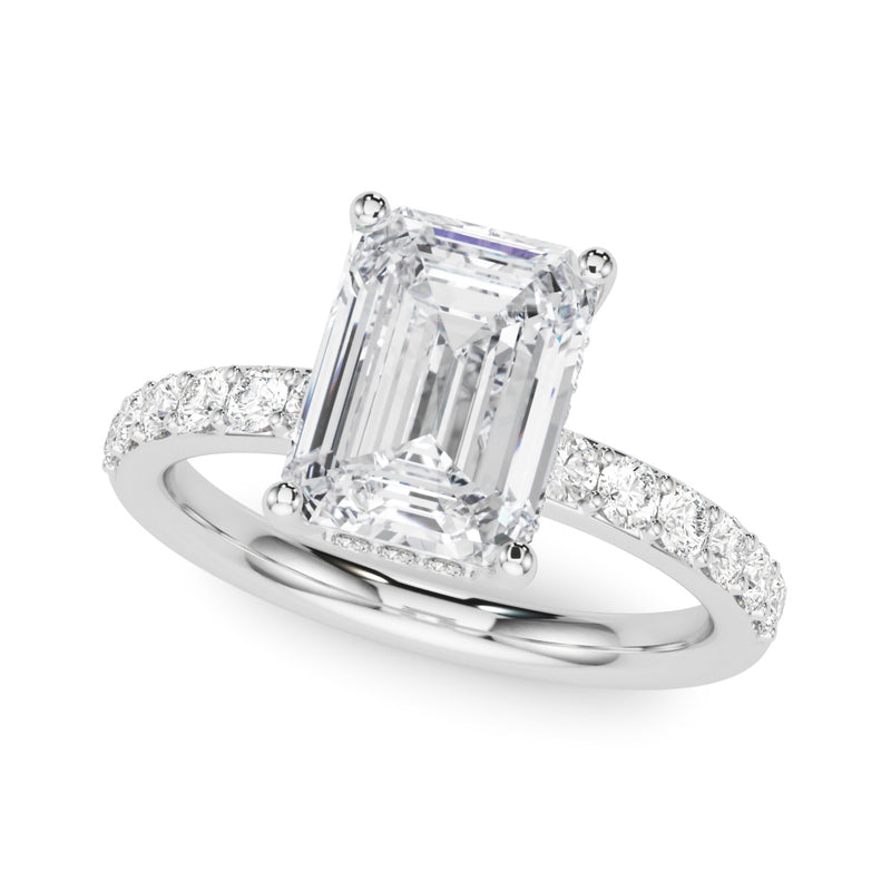 Emerald Em Engagement Ring