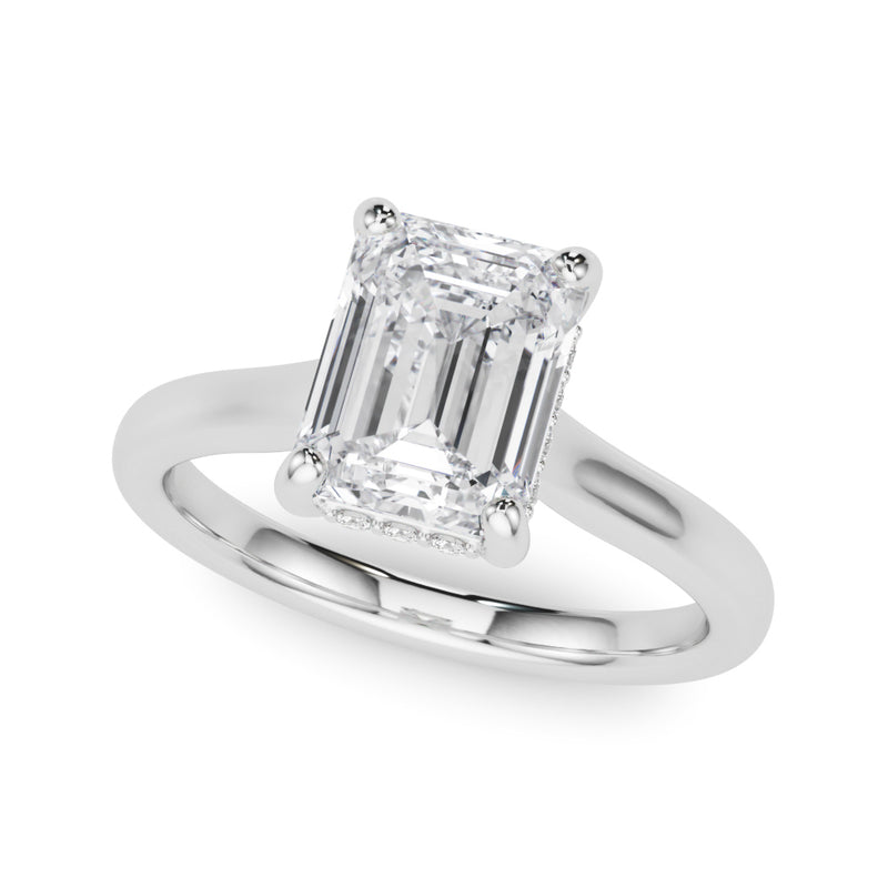 Emerald Engagement Ring