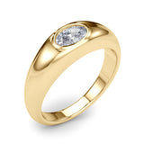 Solitaire Ov Bezel Set Engagement Ring (85480)