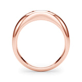 Solitaire Ov Bezel Set Engagement Ring (85480)
