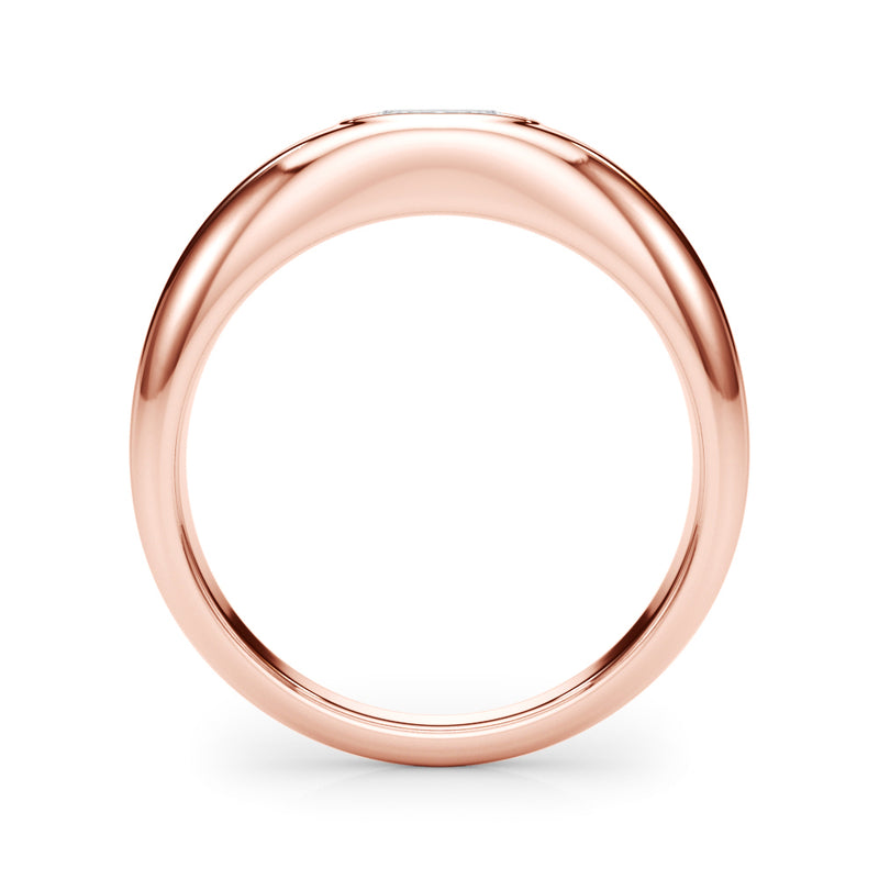 Solitaire Ov Bezel Set Engagement Ring (85480)