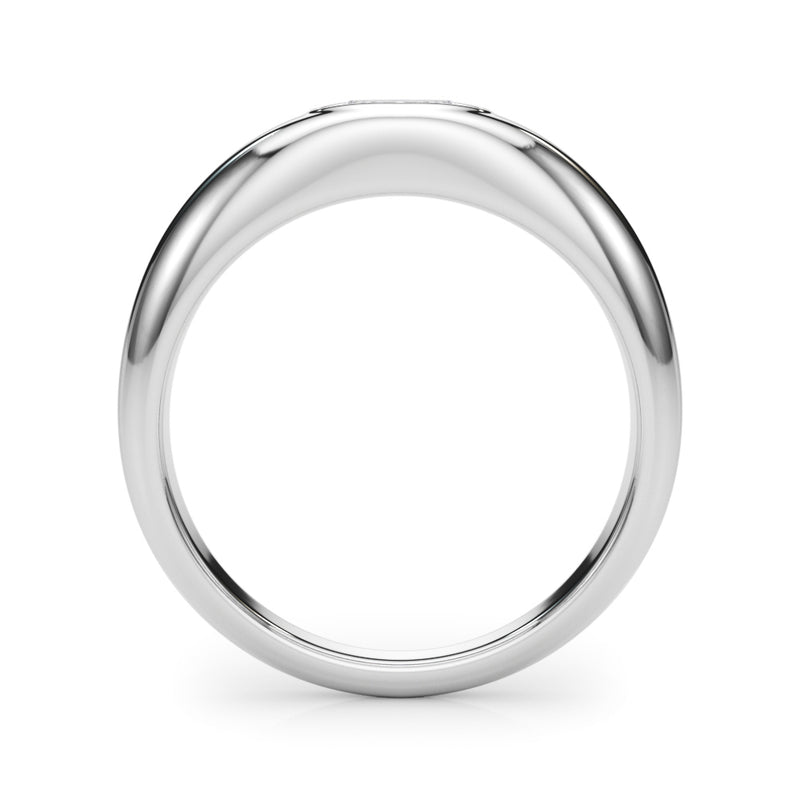 Solitaire Ov Bezel Set Engagement Ring (85480)