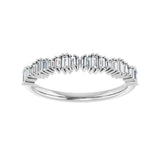 1/4 ct tw Diamond Lab Grown Anniversary Band in 14K White Gold... - view 3