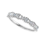 1/4 ct tw Diamond Lab Grown Anniversary Band in 14K White Gold... - view 5