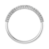 1/4 ct tw Diamond Lab Grown Anniversary Band in 14K White Gold... - view 2