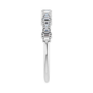 1/4 ct tw Diamond Lab Grown Anniversary Band in 14K White Gold... - view 4