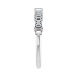 1/4 ct tw Diamond Lab Grown Anniversary Band in 14K White Gold... - view 4