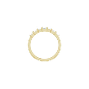 1/3 ct tw Diamond Lab Grown Anniversary Band in 14K White Gold... - view 2