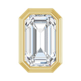 1/4 ct Emerald Lab Grown Diamond Solitaire Pendant in 14K White G...