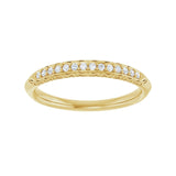 1/10 ct tw Diamond Lab Grown Anniversary Band in 14K White Gold... - view 3