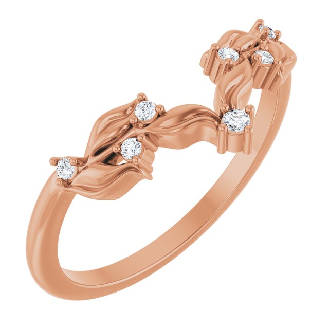 The Bijou — Diamond Anniversary Band - Rose