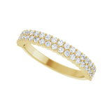 1/2 ct tw Diamond Lab Grown Anniversary Band in 14K White Gold... - view 5