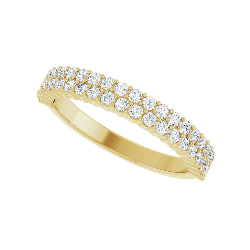 1/2 ct tw Diamond Lab Grown Anniversary Band in 14K White Gold... - view 5