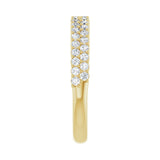 1/2 ct tw Diamond Lab Grown Anniversary Band in 14K White Gold... - view 4
