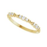 1/6 ct tw Diamond Lab Grown Anniversary Band in 14K White Gold... - view 5