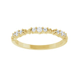 1/6 ct tw Diamond Lab Grown Anniversary Band in 14K White Gold... - view 3