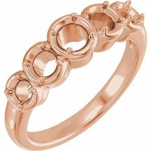 The Koa Anniversary Band — Rose Gold