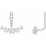 The Ozias — Round Diamond Earrings - Yellow