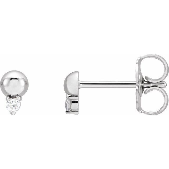 The Soleil — Round Accented Earrings - Yellow