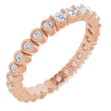 The Capri — Eternity Anniversary Band - Rose
