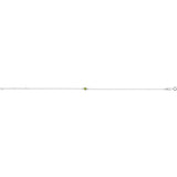 7" Lab Grown Diamond Solitaire Bezel Bracelet in 14K White Gold (... - view 2