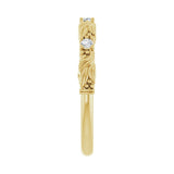 8 ct tw Three-Stone Lab Grown Anniversary Band in 14K White Gold... - view 4