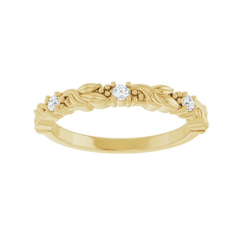 8 ct tw Three-Stone Lab Grown Anniversary Band in 14K White Gold... - view 3