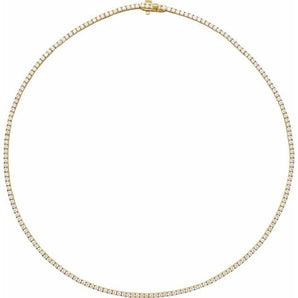 The Willa — Diamond Necklace - Yellow