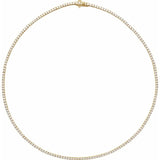 The Willa — Diamond Necklace - Yellow
