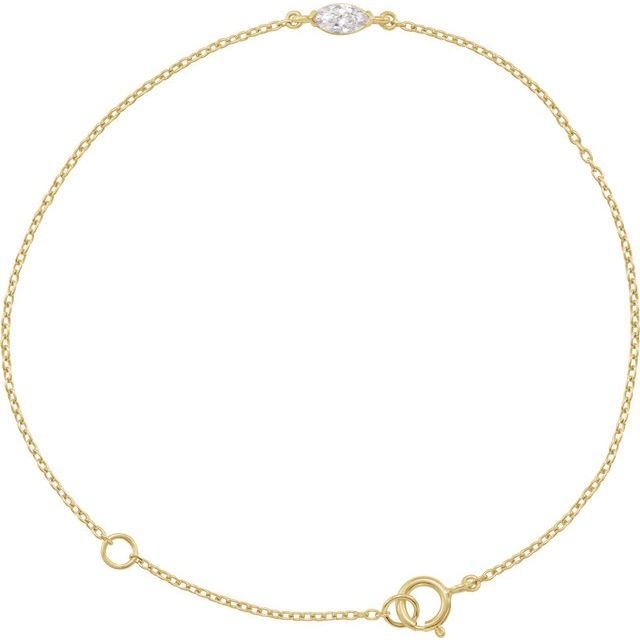 The Sylvie — Tennis Diamond Bracelet - Rose