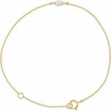 1/4 ctw The Sylvie — Tennis Diamond Bracelet — Yellow Gold