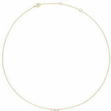 1/4 ctw The Aveline — Diamond Necklace — Yellow Gold