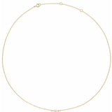 The Aveline — Diamond Necklace - Rose