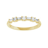 1/4 ct tw Diamond Lab Grown Anniversary Band in 14K White Gold... - view 3