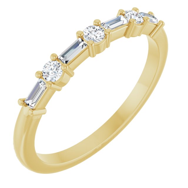 The Freya — Diamond Anniversary Band - Yellow