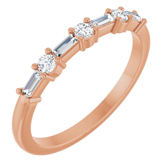 The Freya — Diamond Anniversary Band - Rose