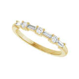 1/4 ct tw Diamond Lab Grown Anniversary Band in 14K White Gold... - view 5