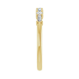 1/4 ct tw Diamond Lab Grown Anniversary Band in 14K White Gold... - view 4