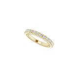 1 1/2 ct tw Eternity Lab Grown Anniversary Band in 14K White Gold... - view 5