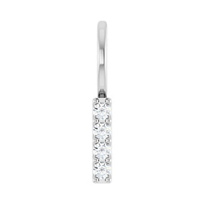 7 ct Round Lab Grown Diamond Solitaire Pendant in 14K White Gold...