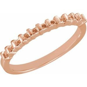 The Marlowe Anniversary Band — Rose Gold