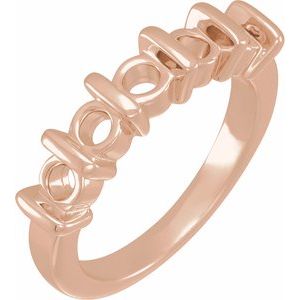 The Ora Anniversary Band — Rose Gold
